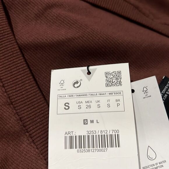 ZARA | Brown | LONG BUTTONED JACKET - Picture 9 of 10